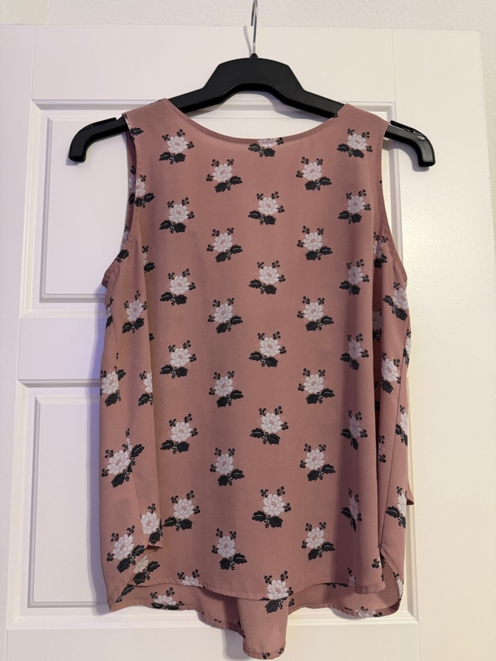 LOFT Dusty Rose Floral Sleeveless Camisole